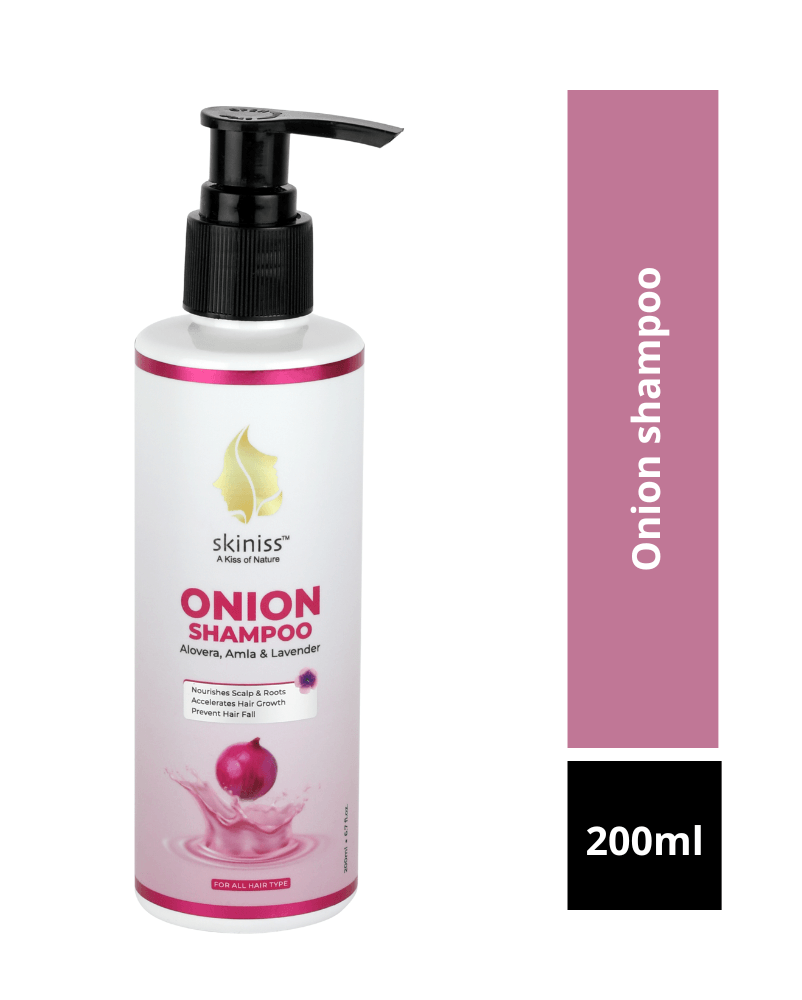 Natural Onion Shampoo With Aloevera For Hair Growth