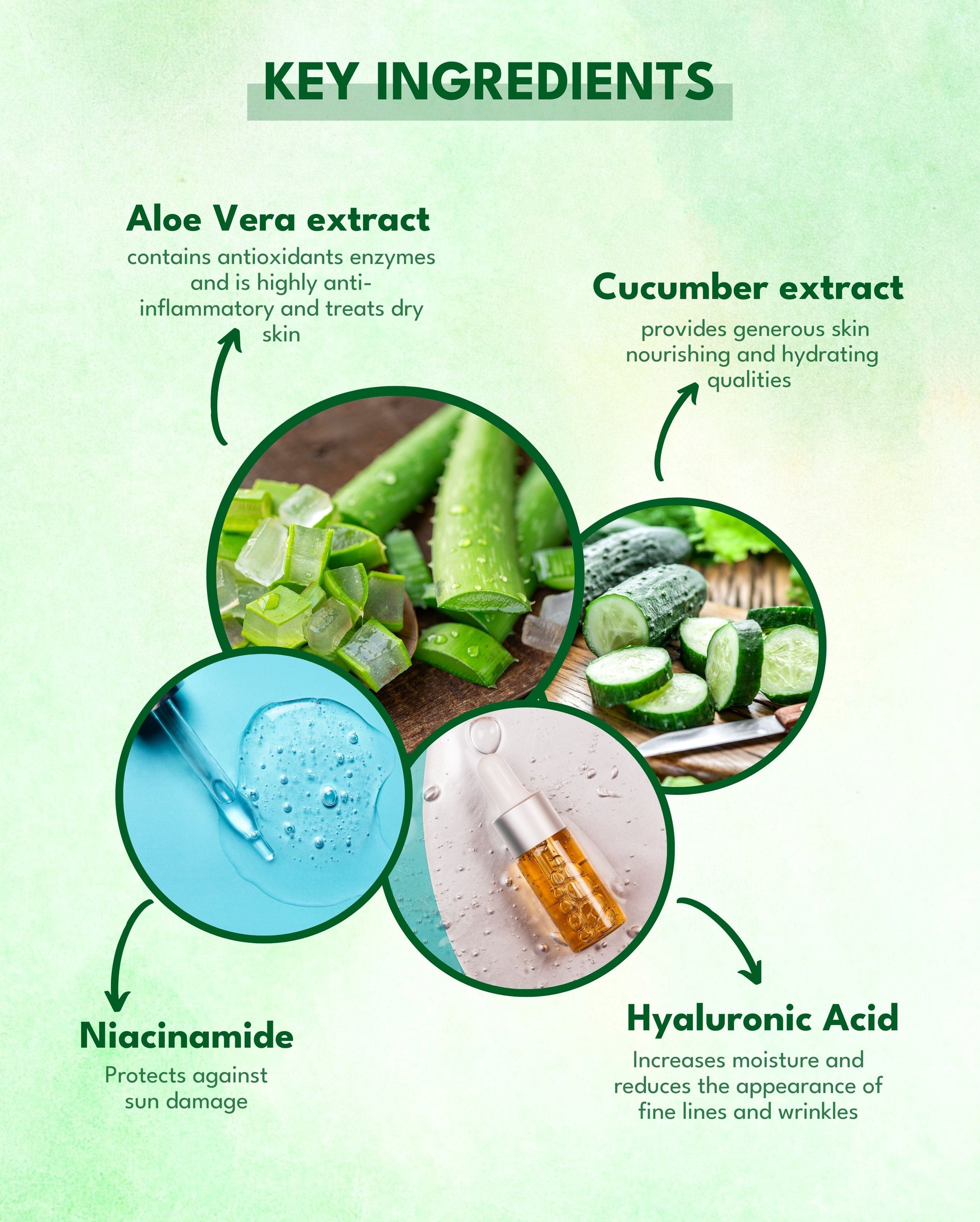 Organic Aloe vera Gel For Skin And Damaged Hair